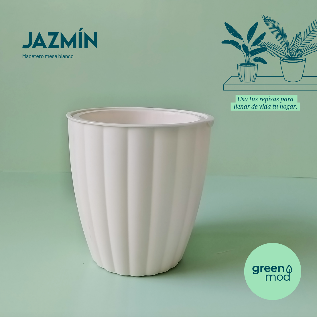 Macetero JAZMÍN