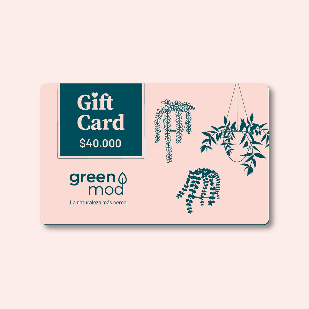 · Gift Card $40.000